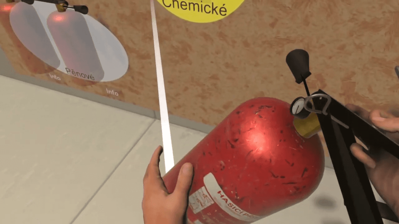 EduVR modul Požární bezpečnost